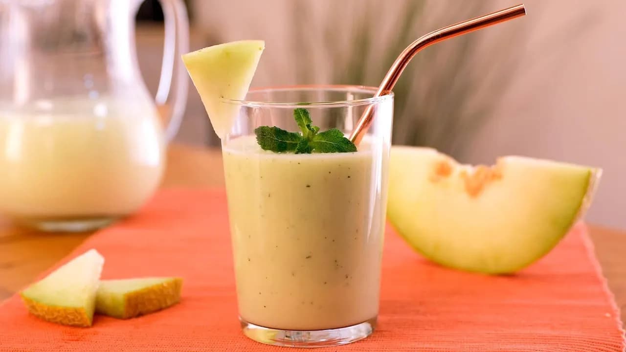 Cómo hacer batido de melón delicioso y refrescante en minutos